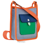 Women Blue/Orange Longchamp Le Foulonne Crossbody bag Bags L06408259 - Image 3