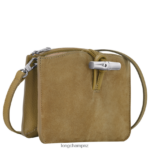 Women Bronze Longchamp Roseau Crossbody bag Bags L06408257 - Image 3