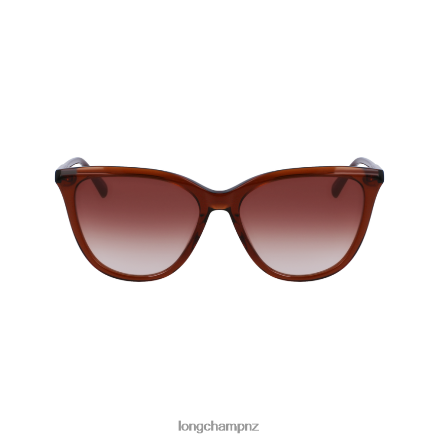 Women Brown/Beige Longchamp Fall/Winter 2022 Collection Sunglasses Accessories L06408906 - Image 1