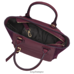 Women Burgundy Longchamp Mailbox Handbag Bags L06408159 - Image 5
