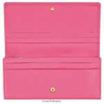 Women Candy Longchamp Le Foulonne Continental wallet Leather Goods L06408607 - Image 2