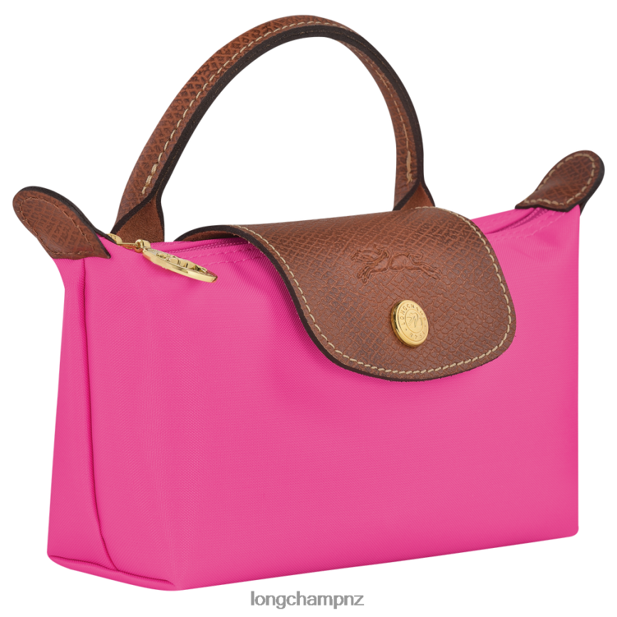 Women Candy Longchamp Le Pliage Original Pouch with handle Leather Goods L06408668 - Image 3