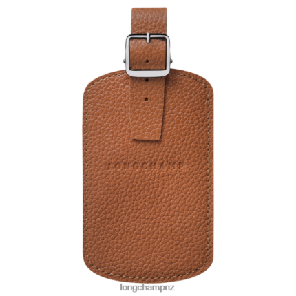 Women Caramel Longchamp Le Foulonne Luggage tag Accessories L06408855