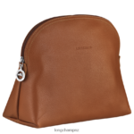 Women Caramel Longchamp Le Foulonne Toiletry case Bags L06408877 - Image 2