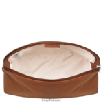 Women Caramel Longchamp Le Foulonne Toiletry case Bags L06408877 - Image 3