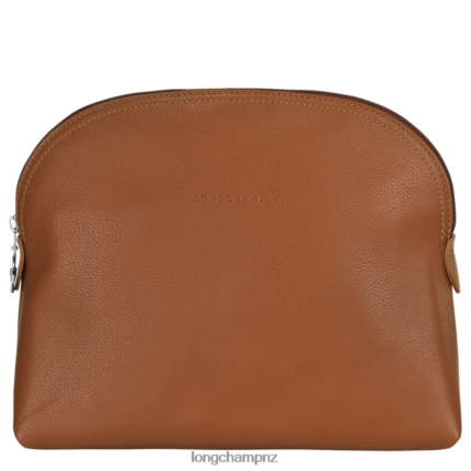Women Caramel Longchamp Le Foulonne Toiletry case Bags L06408877