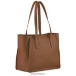 Women Caramel Longchamp Le Foulonne Tote bag Bags L06408385 - Image 3