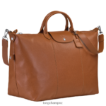 Women Caramel Longchamp Le Foulonne Travel bag Bags L06408829 - Image 3