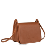 Women Caramel Longchamp Le Foulonne Wallet on chain Leather Goods L06408329 - Image 3