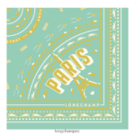 Women Celadon Longchamp Spring/Summer 2023 Collection Silk scarf 50 Accessories L064081017 - Image 2