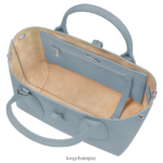 Women Cloud Blue Longchamp Roseau Handbag Bags L06408115 - Image 6