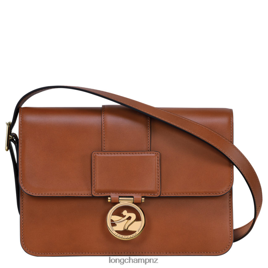 women_cognac_longchamp_box_trot_crossbody_bag_bags_l06408233.png Women Cognac Longchamp Box-Trot Crossbody bag Bags L06408233 - Image 1
