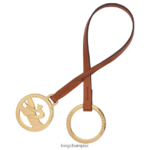 Women Cognac Longchamp Box-Trot Key rings Leather Goods L06408741