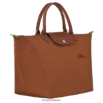 Women Cognac Longchamp Le Pliage Green Handbag Bags L0640842 - Image 3