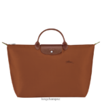 Women Cognac Longchamp Le Pliage Green Travel bag Bags L06408788