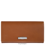 Women Cognac Longchamp Roseau Continental wallet Leather Goods L06408594