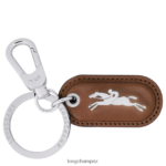 Women Cognac Longchamp Roseau Key Rings Leather Goods L06408744