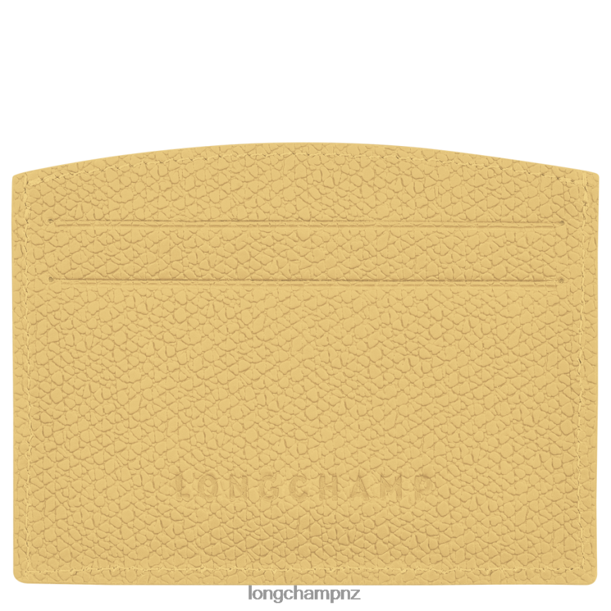 Women Corn Longchamp Roseau Card holder Leather Goods L06408638 - Image 2
