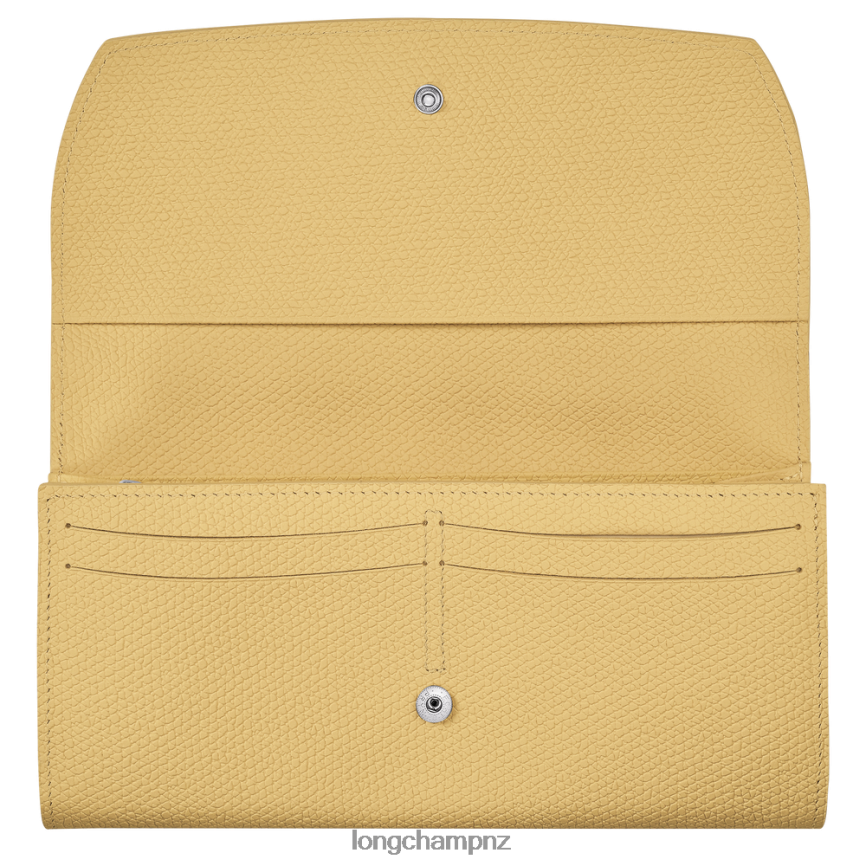 Women Corn Longchamp Roseau Continental wallet Leather Goods L06408589 - Image 2