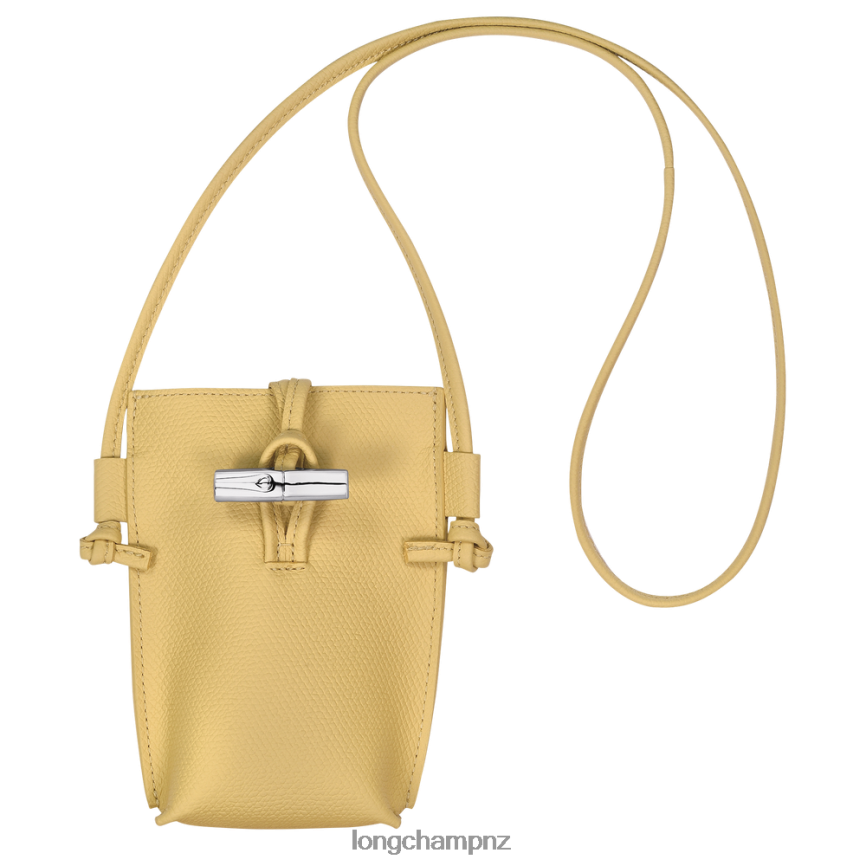 Women Corn Longchamp Roseau Phone case with lace Leather Goods L06408685 - Image 1