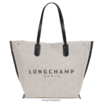 Women Ecru Longchamp Roseau Tote bag Bags L06408381