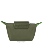 Women Forest Longchamp Le Pliage Green Coin purse Leather Goods L06408507 - Image 2