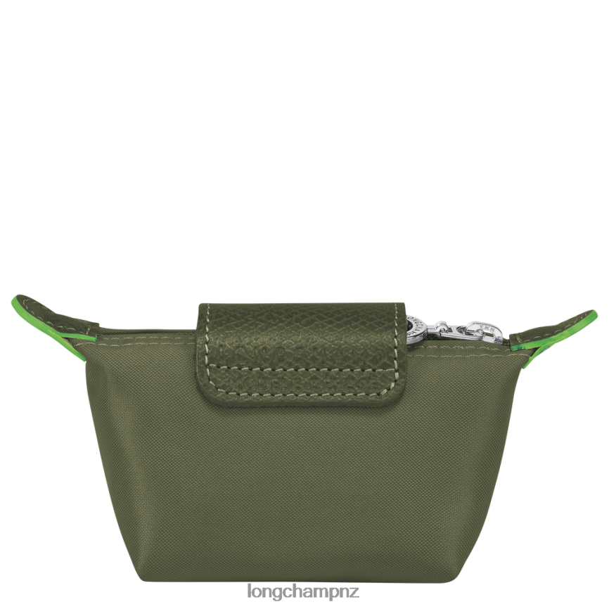 Women Forest Longchamp Le Pliage Green Coin purse Leather Goods L06408507 - Image 2