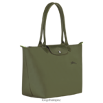 Women Forest Longchamp Le Pliage Green Tote bag Bags L06408403 - Image 3