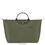 Women Forest Longchamp Le Pliage Green Travel bag Bags L06408787