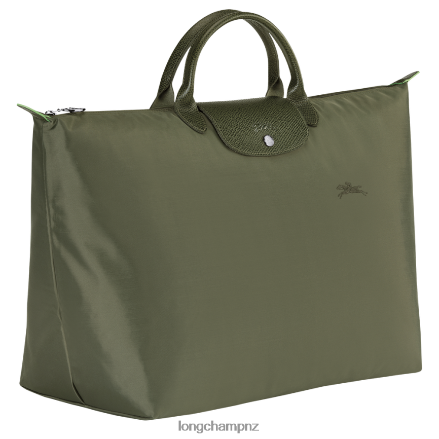 Women Forest Longchamp Le Pliage Green Travel bag Bags L06408787 - Image 3