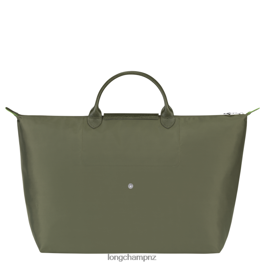 Women Forest Longchamp Le Pliage Green Travel bag Bags L06408787 - Image 4