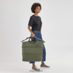Women Forest Longchamp Le Pliage Green Travel bag expandable Bags L06408801 - Image 2