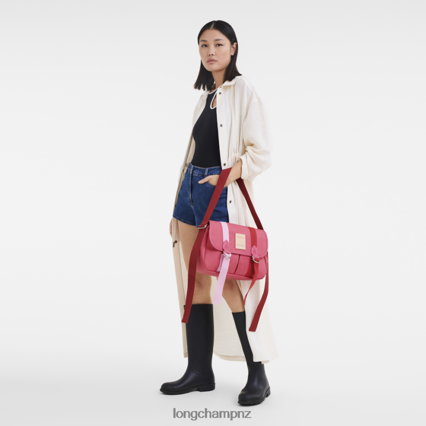 Women Fuchsia Longchamp Le Pliage Re-Play Crossbody bag Bags L06408208 - Image 2