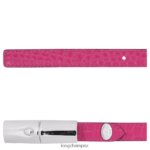 Women Fuchsia Longchamp Roseau belt Accessories L06408915 - Image 3