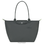 Women Graphite Longchamp Le Pliage Green Tote bag Bags L06408405