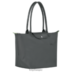 Women Graphite Longchamp Le Pliage Green Tote bag Bags L06408405 - Image 3