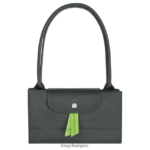 Women Graphite Longchamp Le Pliage Green Tote bag Bags L06408405 - Image 5