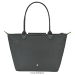 Women Graphite Longchamp Le Pliage Green Tote bag Bags L06408411 - Image 4