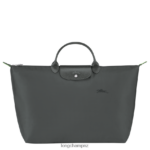 Women Graphite Longchamp Le Pliage Green Travel bag Bags L06408789