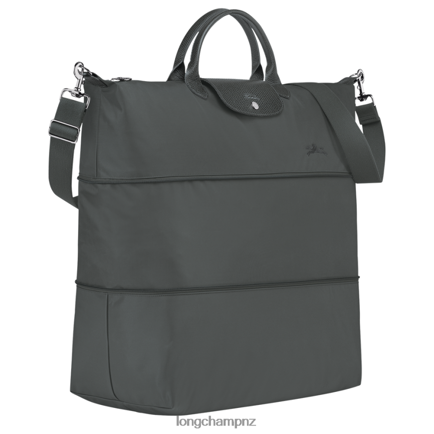Women Graphite Longchamp Le Pliage Green Travel bag expandable Bags L06408803 - Image 2