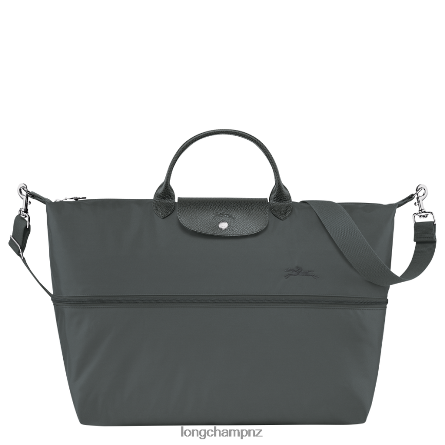 Women Graphite Longchamp Le Pliage Green Travel bag expandable Bags L06408803 - Image 4