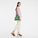Women Grass/Green Light Longchamp Mailbox Handbag Bags L06408160 - Image 2