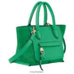 Women Grass/Green Light Longchamp Mailbox Handbag Bags L06408160 - Image 3