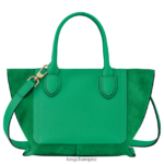 Women Grass/Green Light Longchamp Mailbox Handbag Bags L06408160 - Image 4