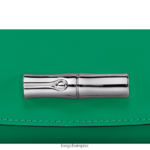 Women Grass/Green Light Longchamp Roseau Clutch Leather Goods L06408248 - Image 6