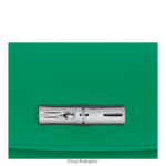 Women Grass/Green Light Longchamp Roseau Continental wallet Leather Goods L06408566 - Image 3