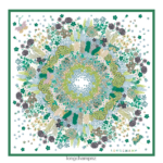 Women Grass/Green Light Longchamp Spring/Summer 2023 Collection Silk scarf 90 Accessories L064081041
