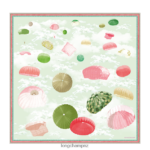 Women Grass/Green Light Longchamp Spring/Summer 2023 Collection Silk scarf 90 Accessories L064081055