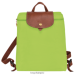 Women Green Light Longchamp Le Pliage Original Backpack Bags L06408442