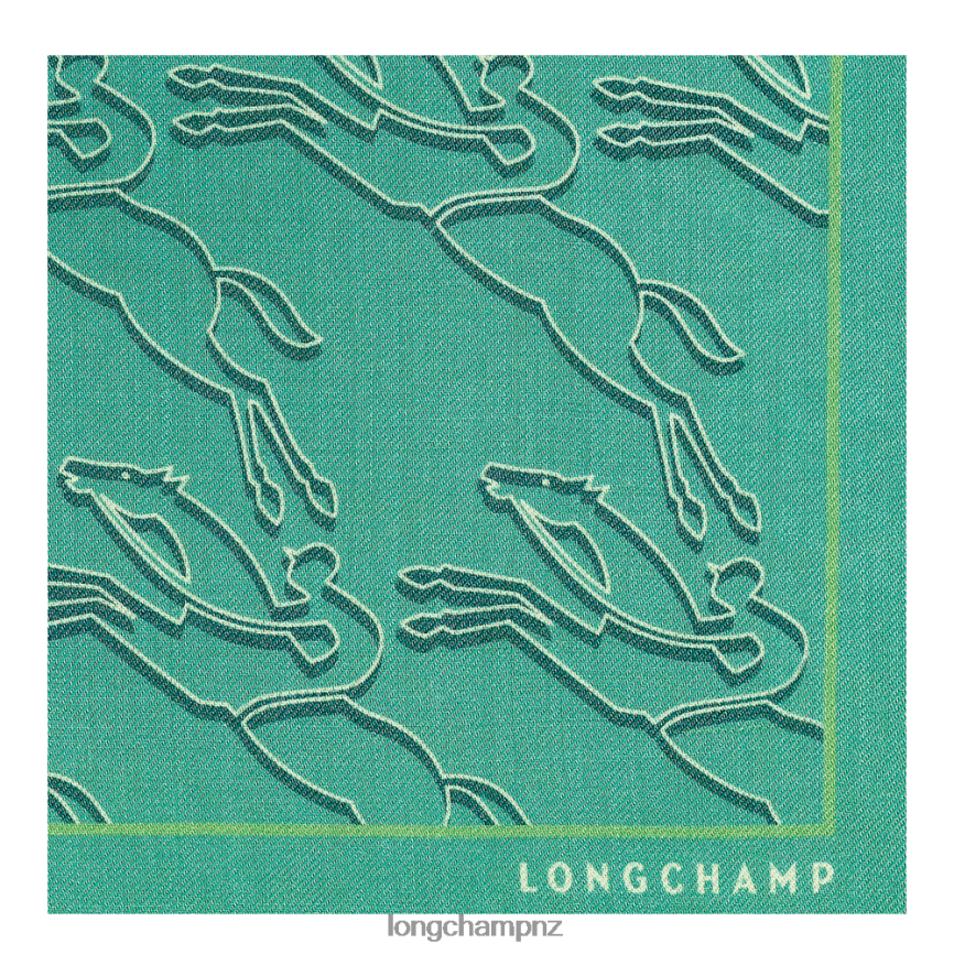 Women Green Light Longchamp Spring/Summer 2023 Collection Stole Accessories L06408988 - Image 2